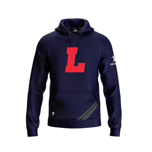 [FOLHSMNV-YXS-LOGO2] Decker Summit Hoodie (Youth XS, Navy, Logo 2)