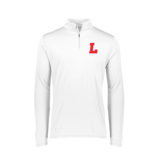 [FTLQFLWH-FAXS-LOGO2] Decker Women's Flex-Lite 1/4 Zip Shirt (Female Adult XS, White, Logo 2)