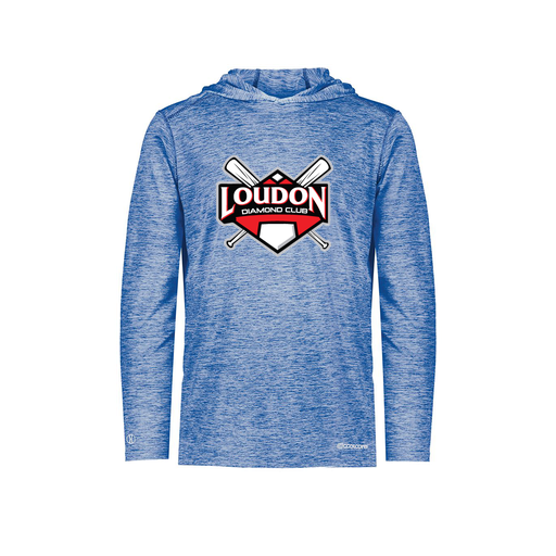 [FOLHCGRY-AS-LOGO1] Decker Men's Charge Hoodie (Adult S, Royal, Logo 1)