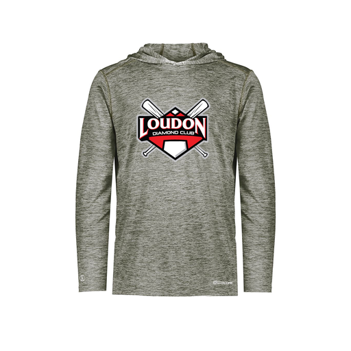 [FOLHCGGY-YS-LOGO1] Decker Youth Charge Hoodie (Youth S, Gray, Logo 1)